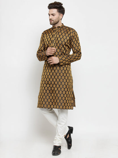 Men'S Woven Jacquard Kurtas