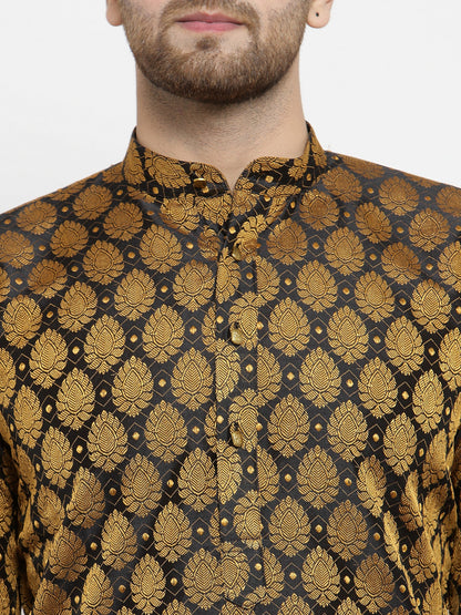 Men'S Woven Jacquard Kurtas