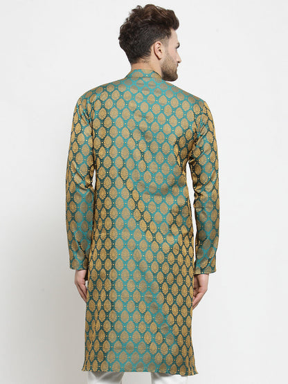 Men'S Woven Jacquard Kurtas