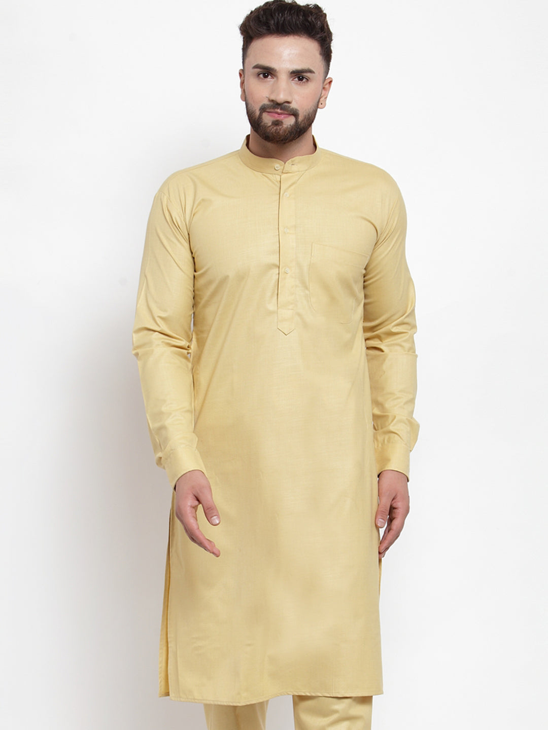 Men'S Solid Cotton Kurtas