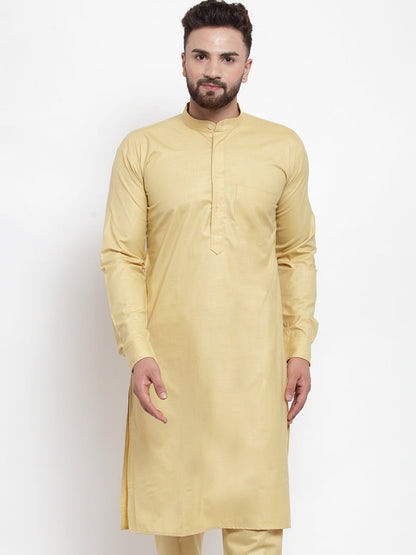 Men'S Solid Cotton Kurtas