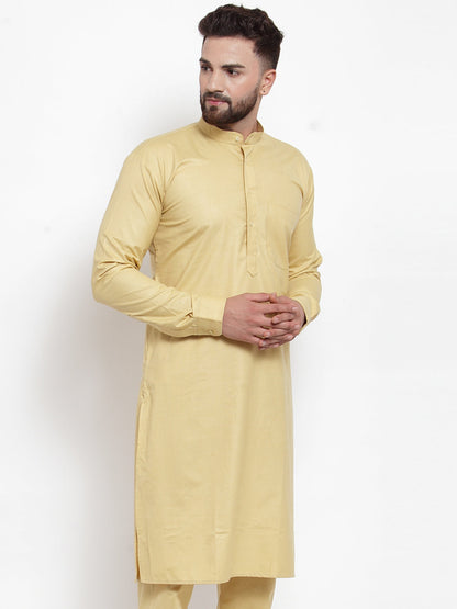 Men'S Solid Cotton Kurtas