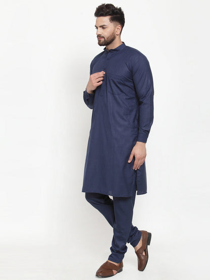 Men'S Solid Cotton Kurtas