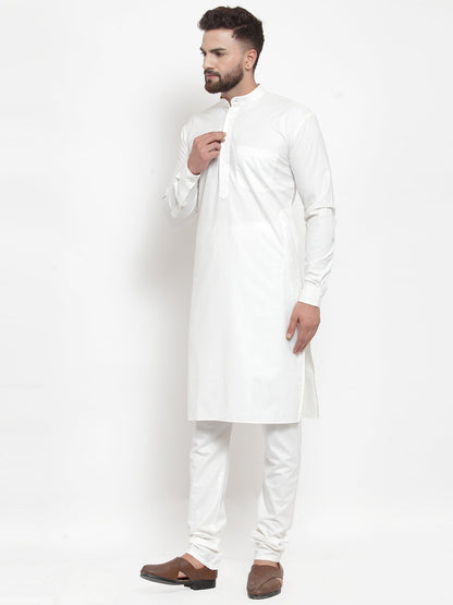 Men'S Solid Cotton Kurtas