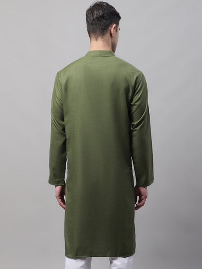 Men'S Cotton Solid Kurtas