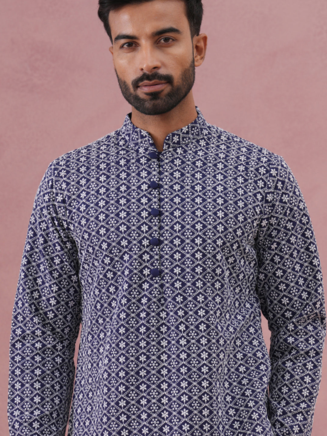 Floral Embroidered Kurta
