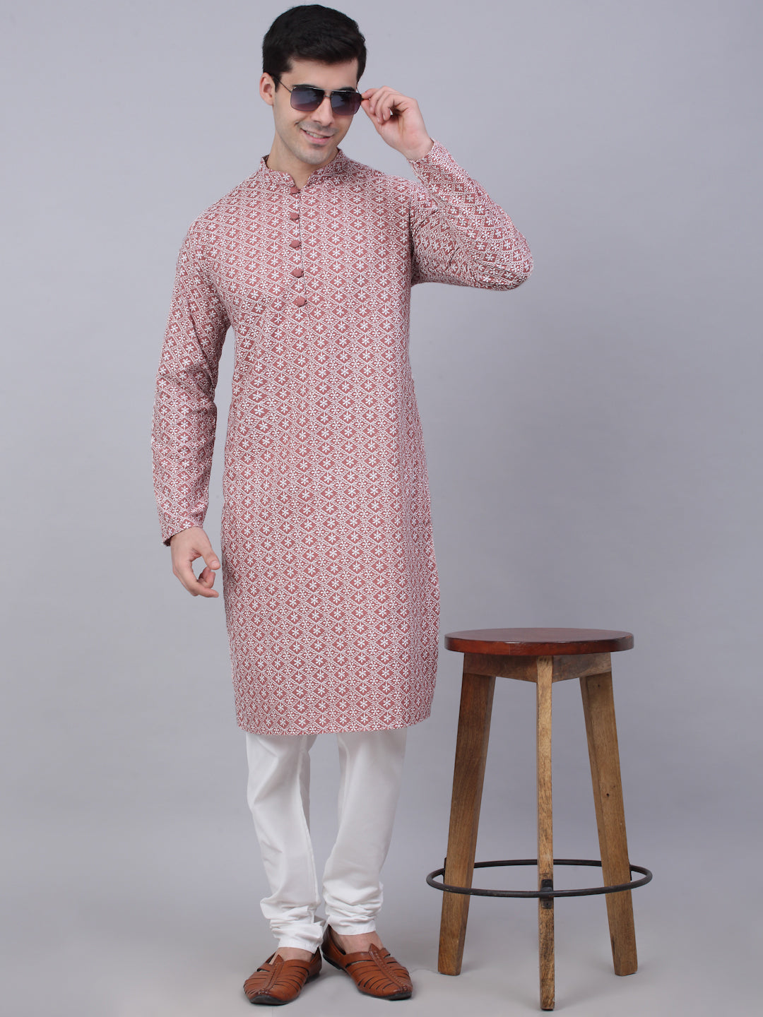 Men'S Embroidered Kurtas