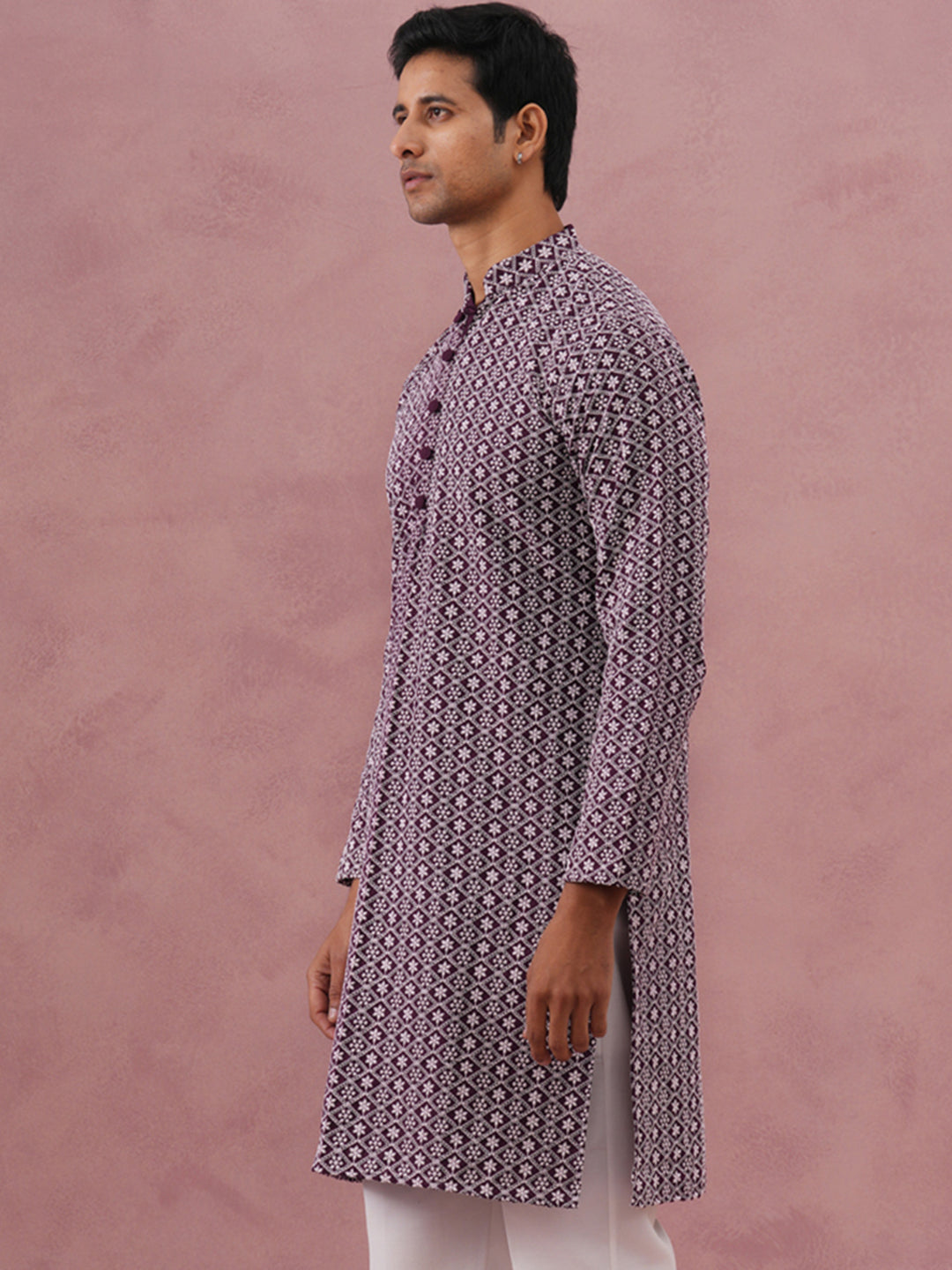 Floral Embroidered Kurta