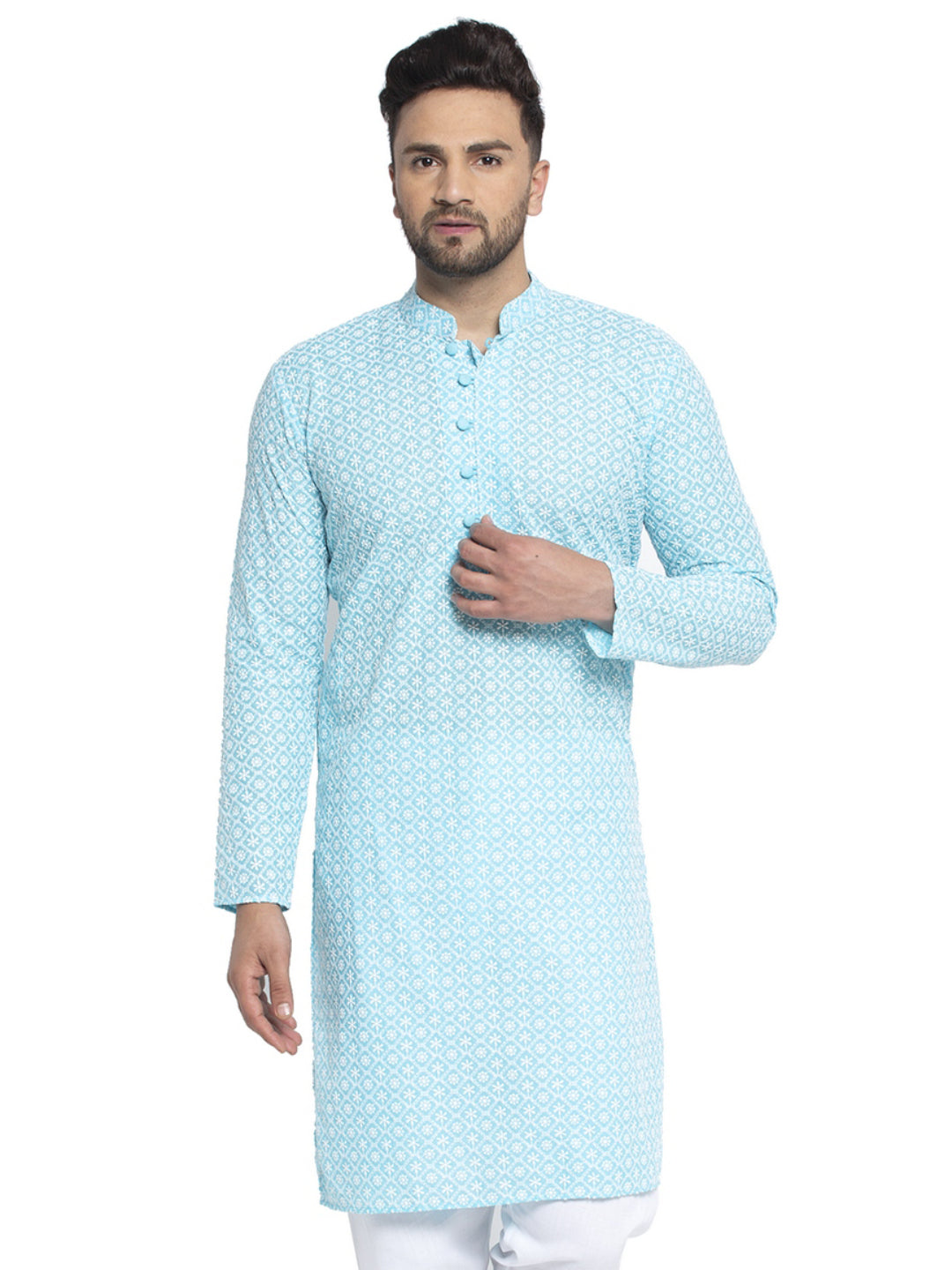 Men'S Embroidered Kurtas