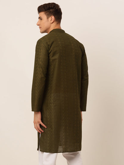 Men'S Embroiderd Kurtas