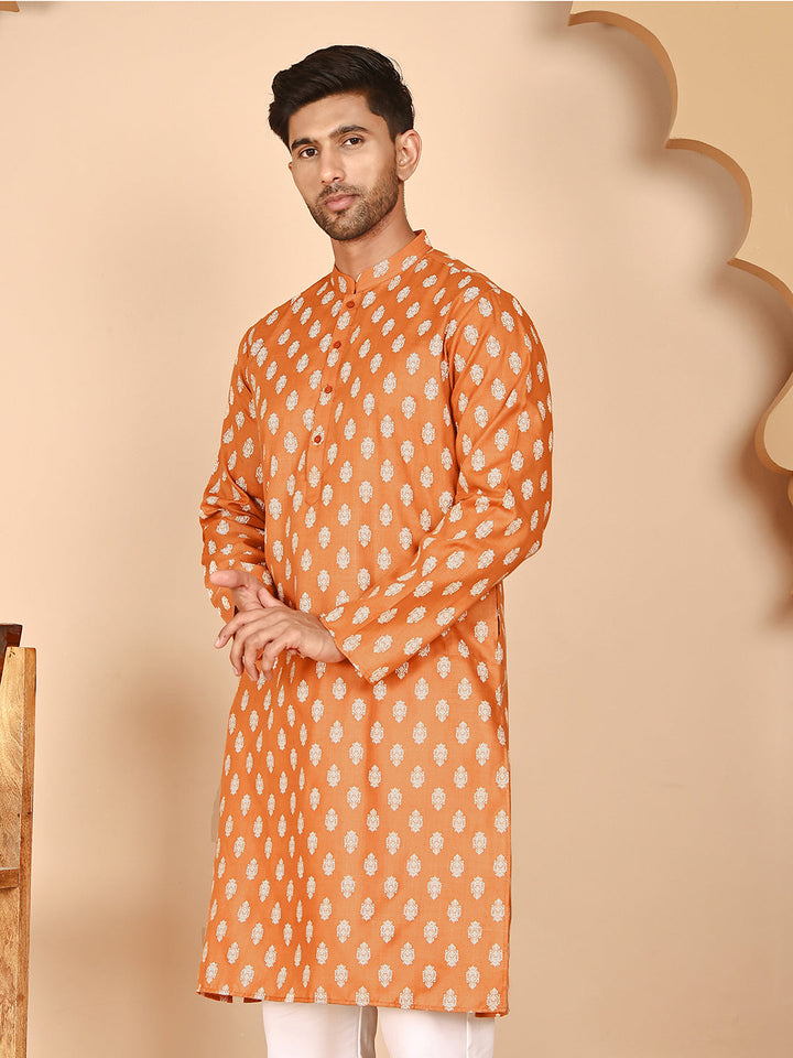 Floral Printed Kurtas For Men