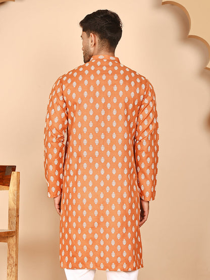 Floral Printed Kurtas For Men