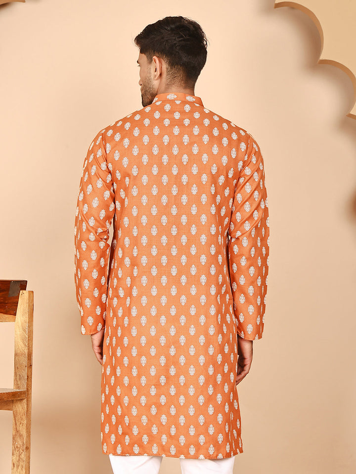 Floral Printed Kurtas For Men
