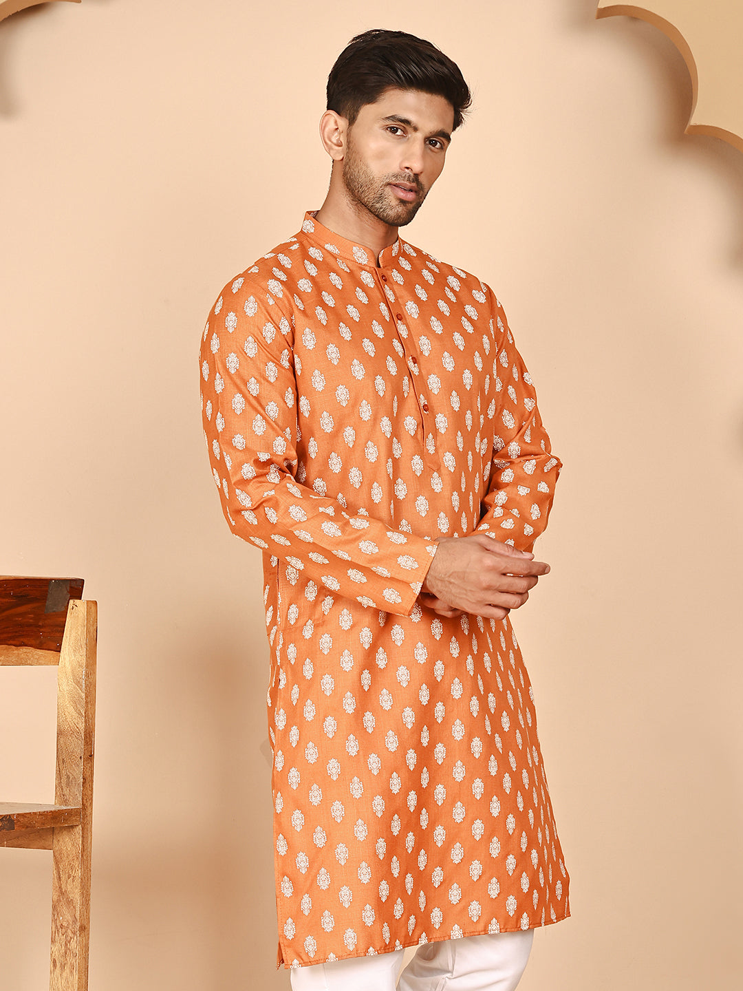 Floral Printed Kurtas For Men