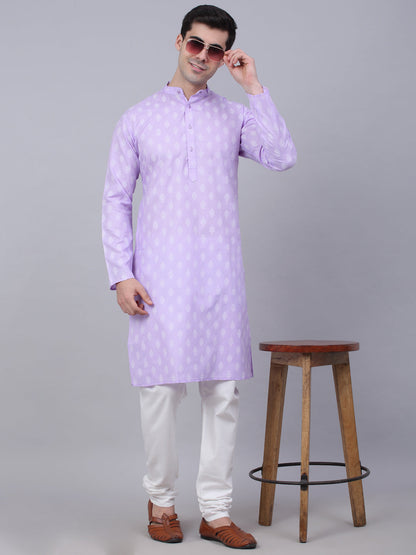 Men'S Cotton Floral Printed Kurtas
