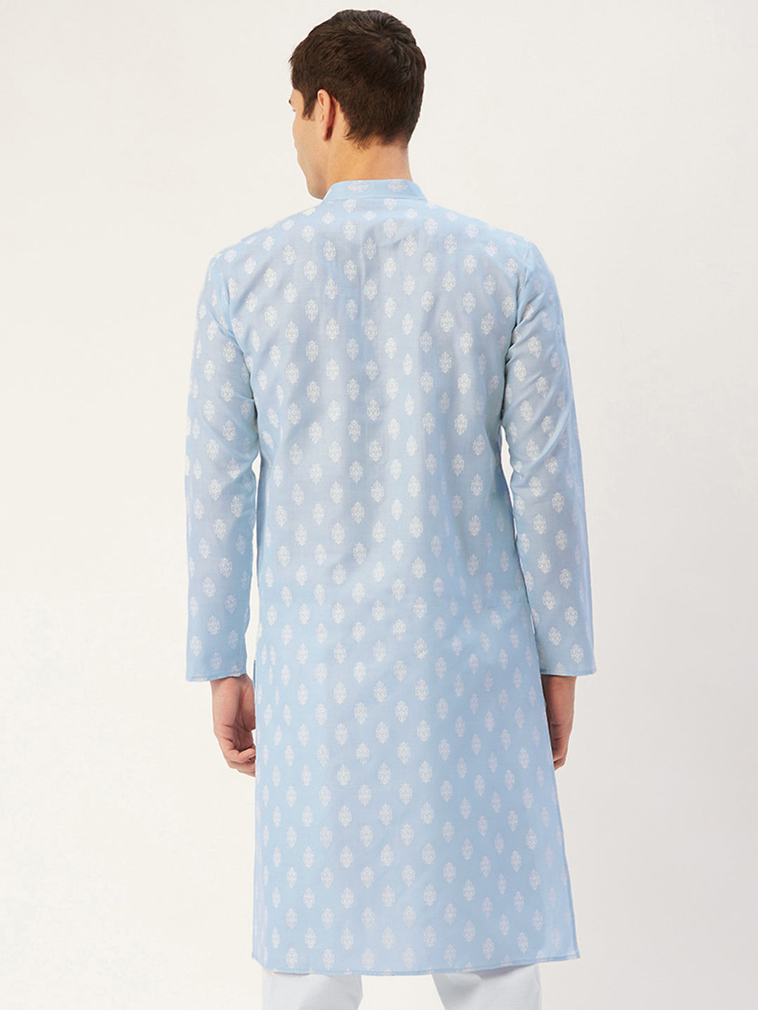 Men'S Cotton Floral Printed Kurtas