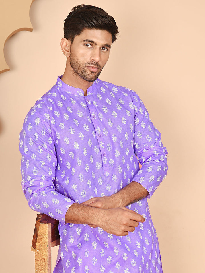 Floral Printed Kurtas For Men