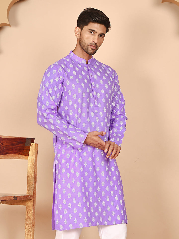 Floral Printed Kurtas For Men