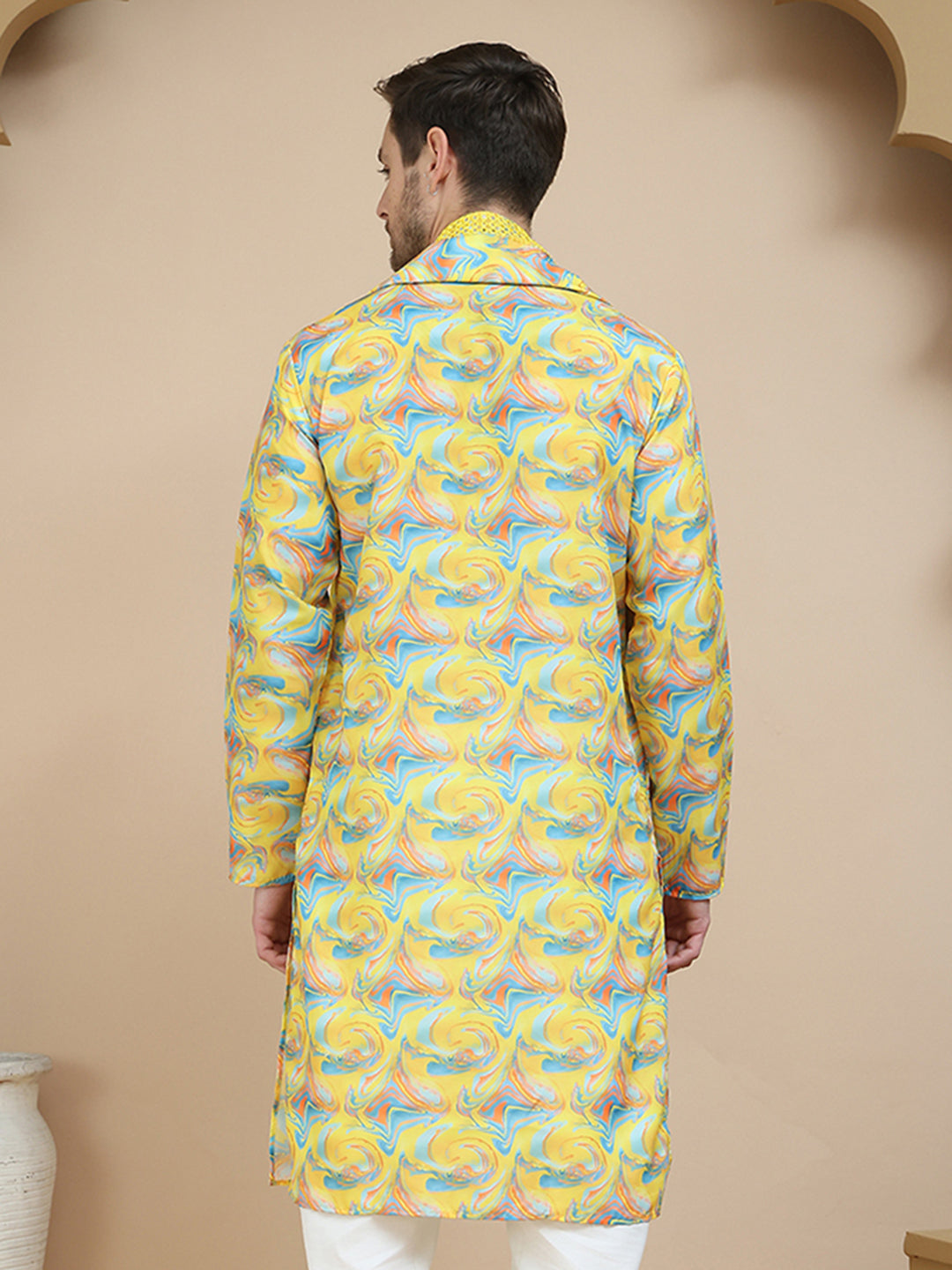 Abstract Printed Kurtas With Matching Dupatta