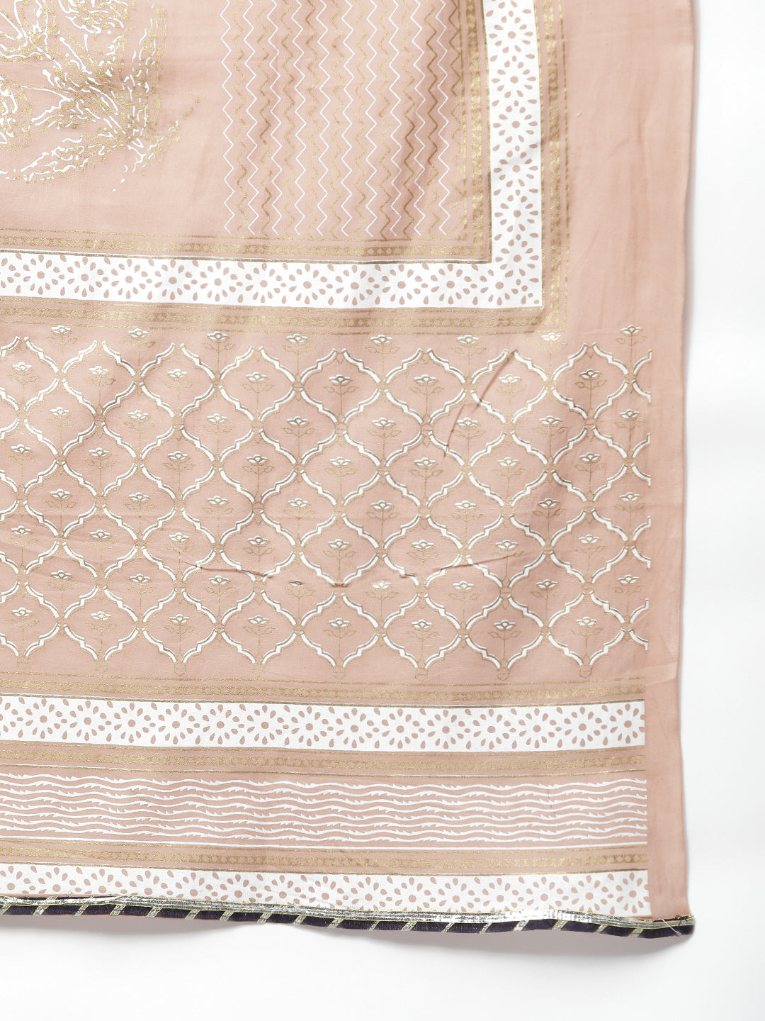 Women Printed Rayon A-Line Kurta Sharara Dupatta Set (Pre-Order)