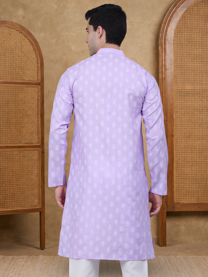 Floral Printed Kurtas For Men