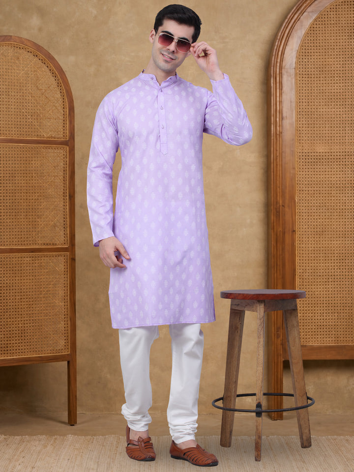 Floral Printed Kurtas For Men