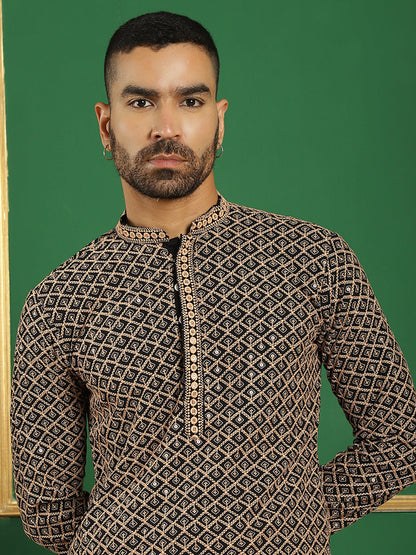 Sequin Embroidered Pure Cotton Kurtas