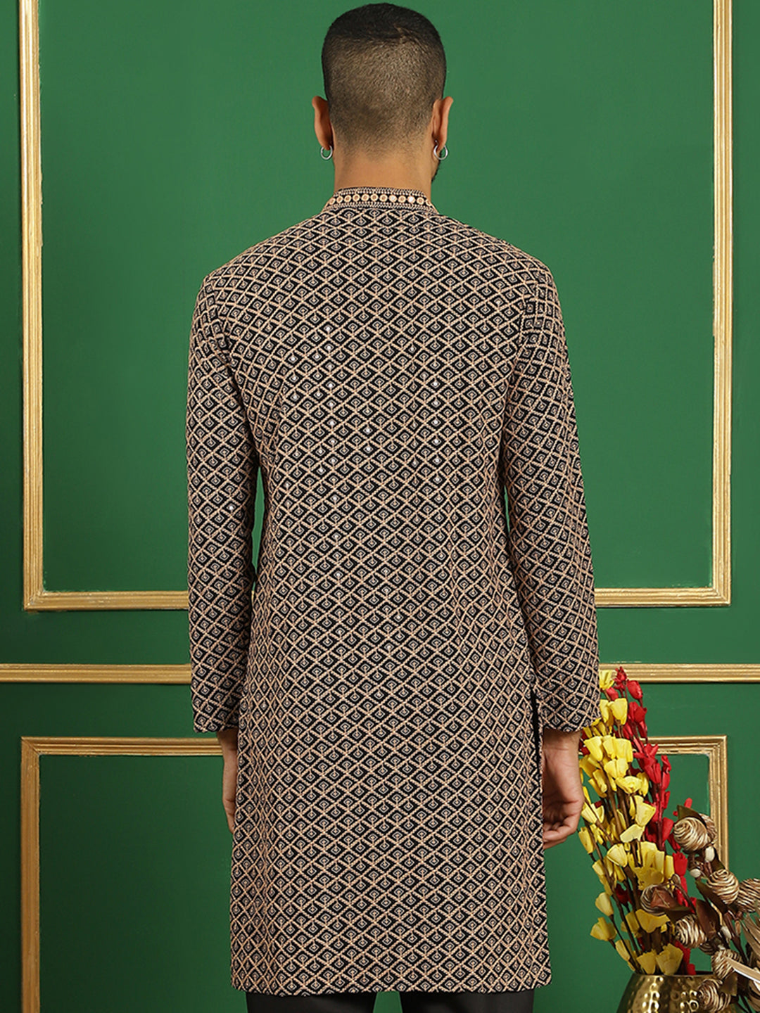Sequin Embroidered Pure Cotton Kurtas