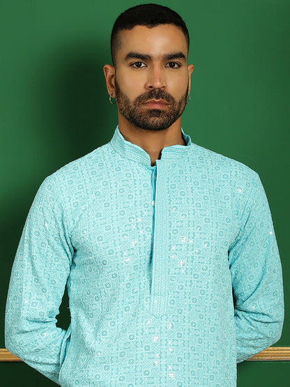 Men'S Embroidered Kurtas