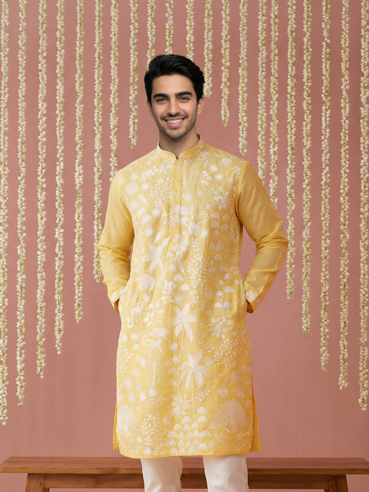Embroidered Straight Kurta