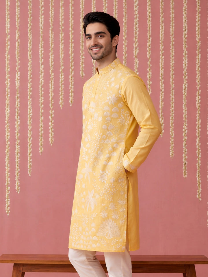Embroidered Straight Kurta