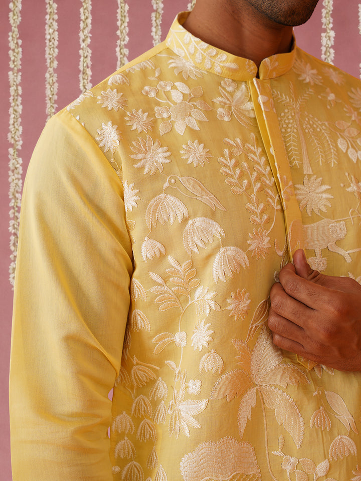 Embroidered Straight Kurta