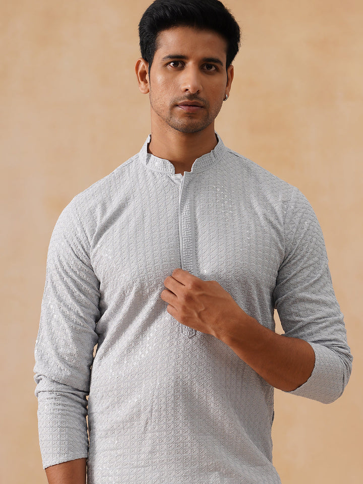 Viscose Rayon Embroidered Kurta