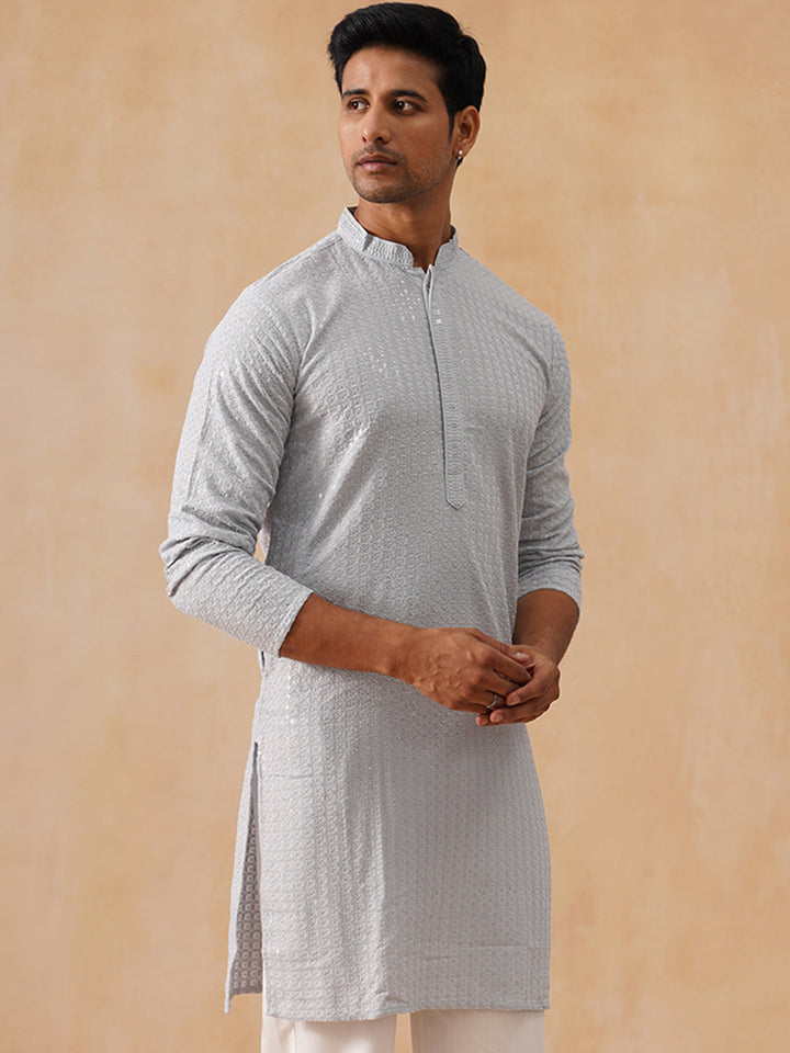 Viscose Rayon Embroidered Kurta