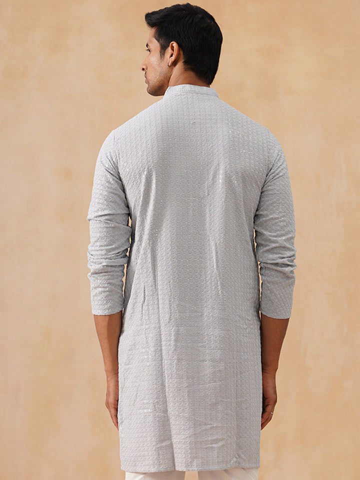 Viscose Rayon Embroidered Kurta