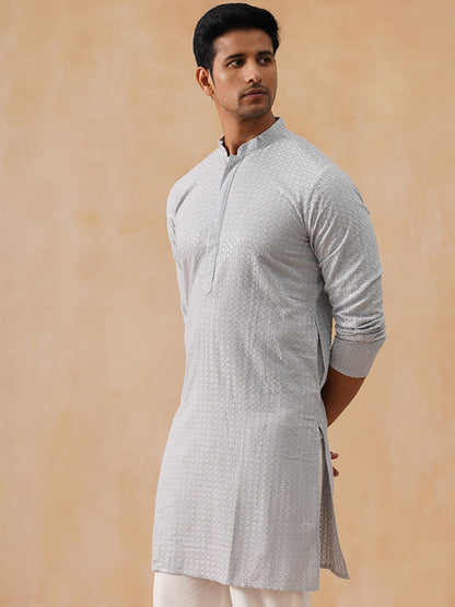 Viscose Rayon Embroidered Kurta