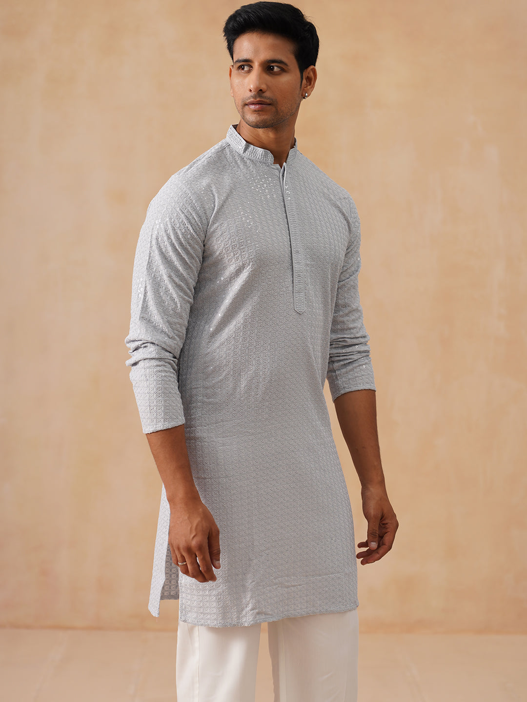 Viscose Rayon Embroidered Kurta