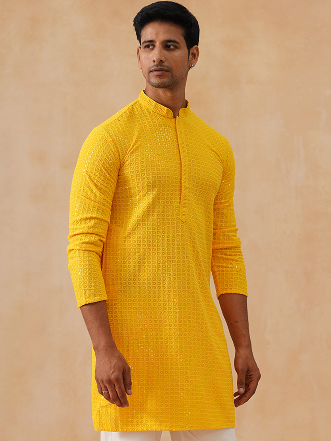Viscose Rayon Embroidered Kurta