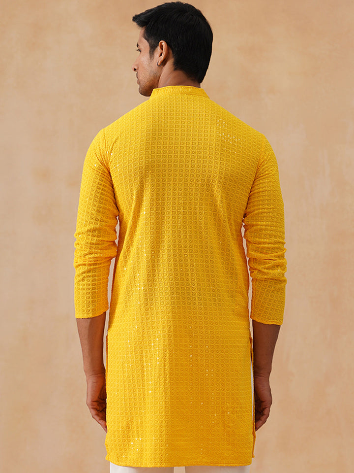 Viscose Rayon Embroidered Kurta