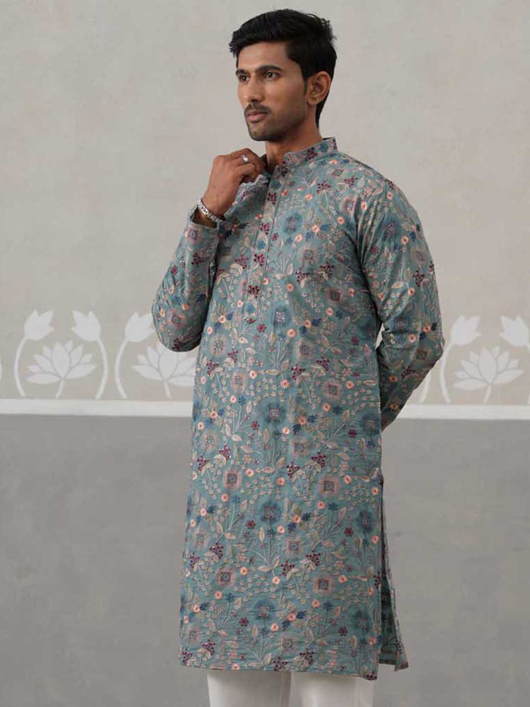 Embroidered Kurta For Men