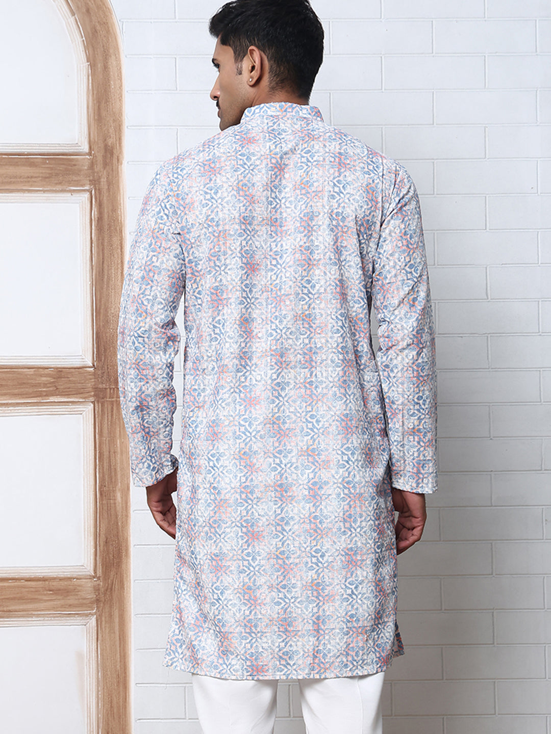 Printed And Embroidered Kurta