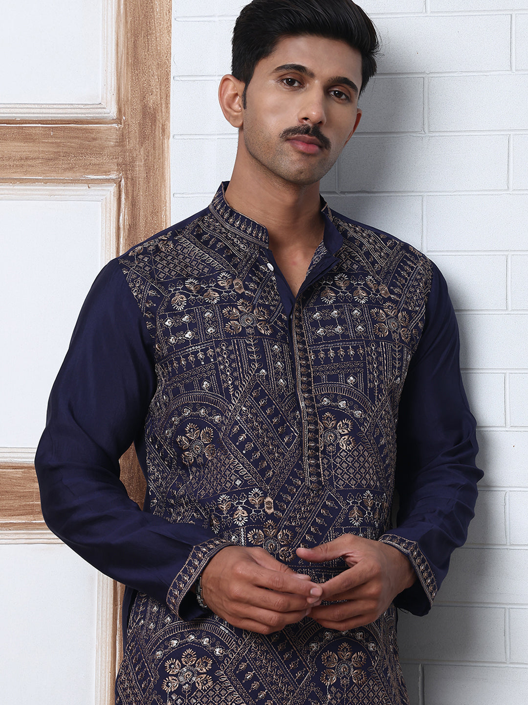 Traditional Embroidered Kurta