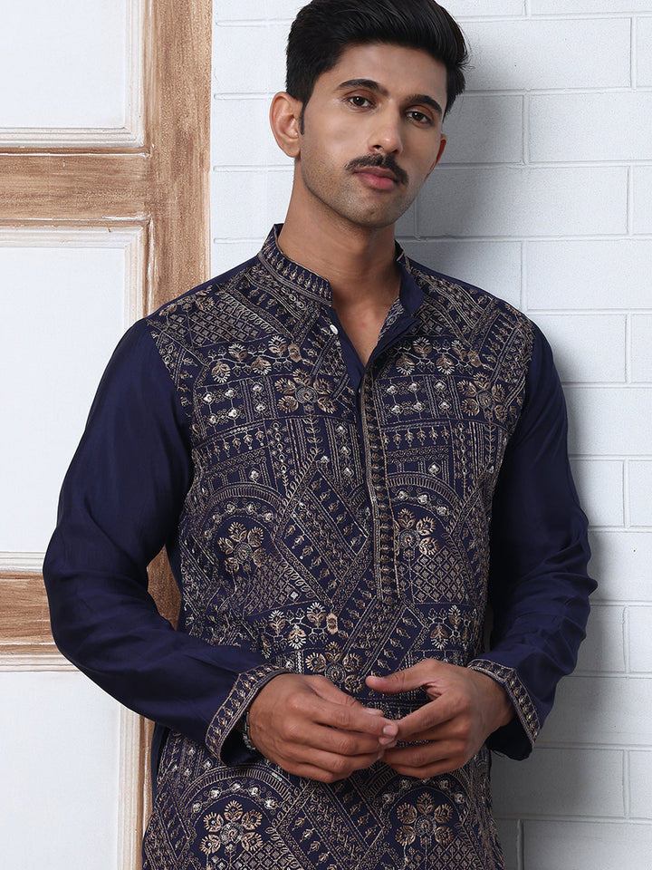 Traditional Embroidered Kurta