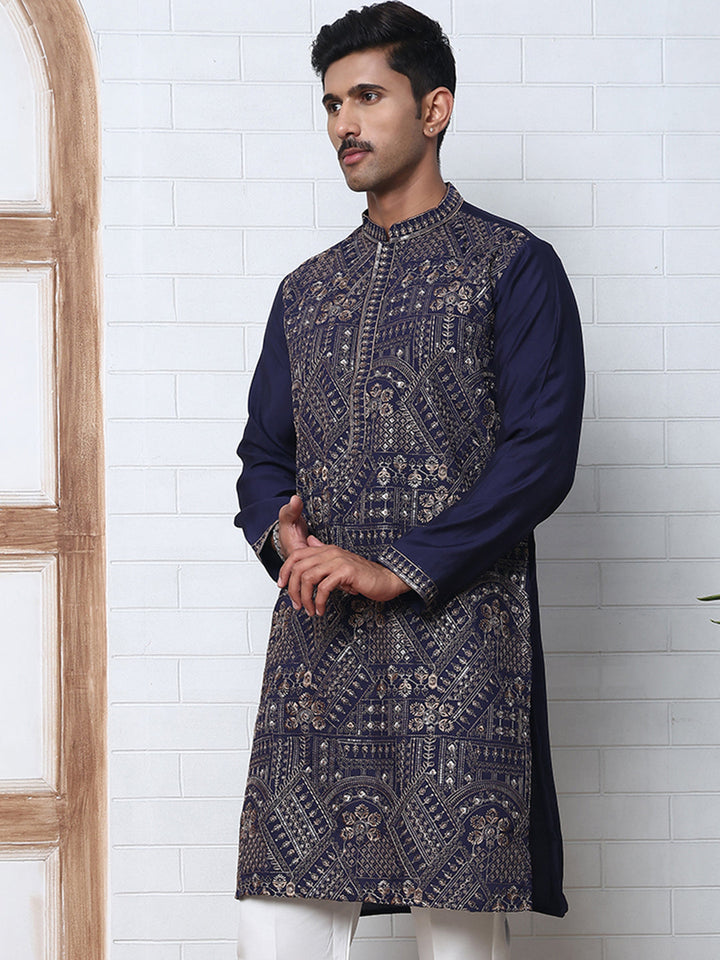 Traditional Embroidered Kurta