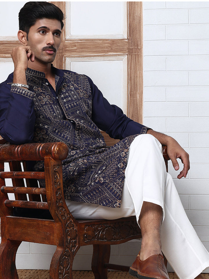 Traditional Embroidered Kurta