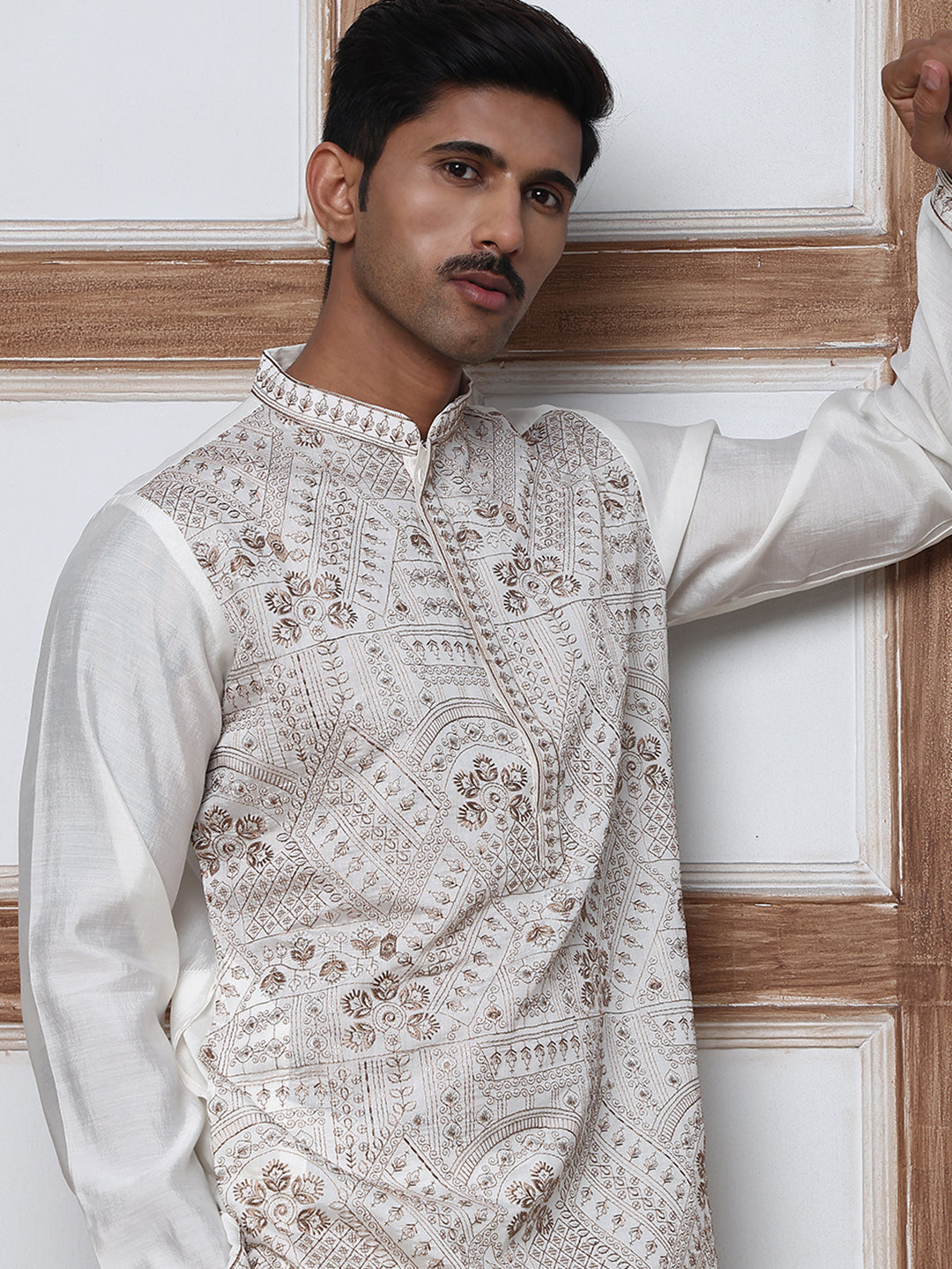 Traditional Embroidered Kurta