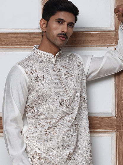 Traditional Embroidered Kurta
