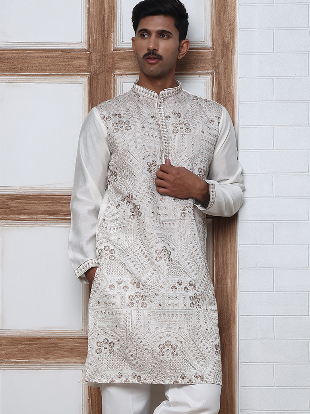 Traditional Embroidered Kurta