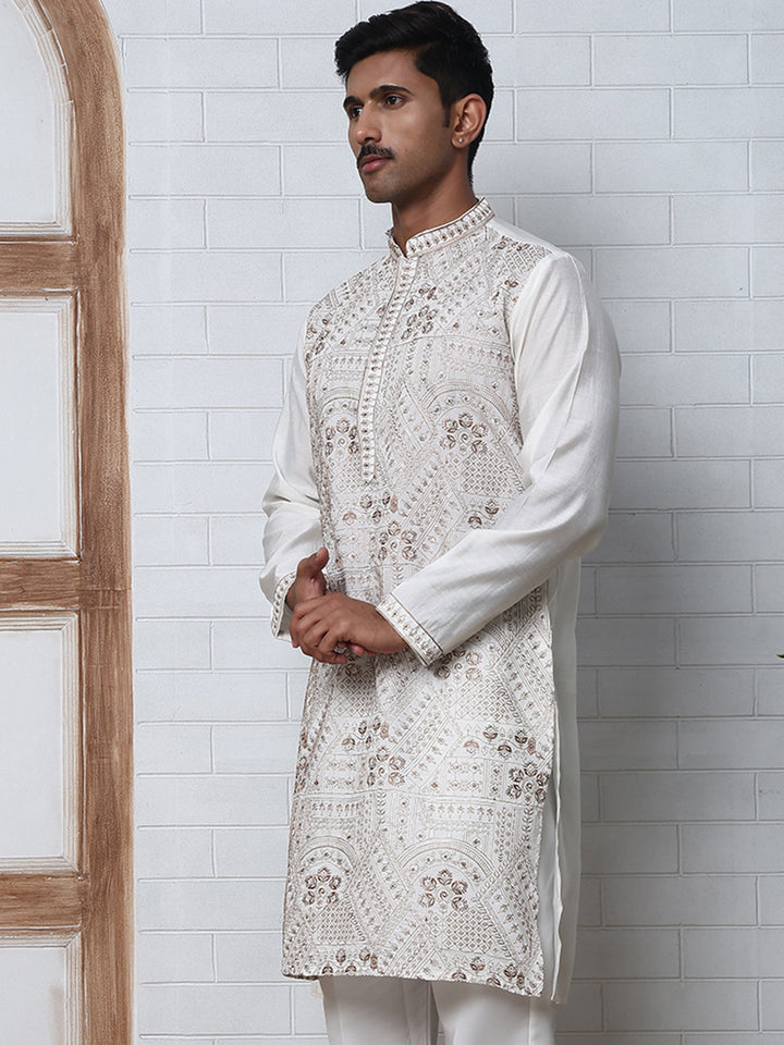 Traditional Embroidered Kurta