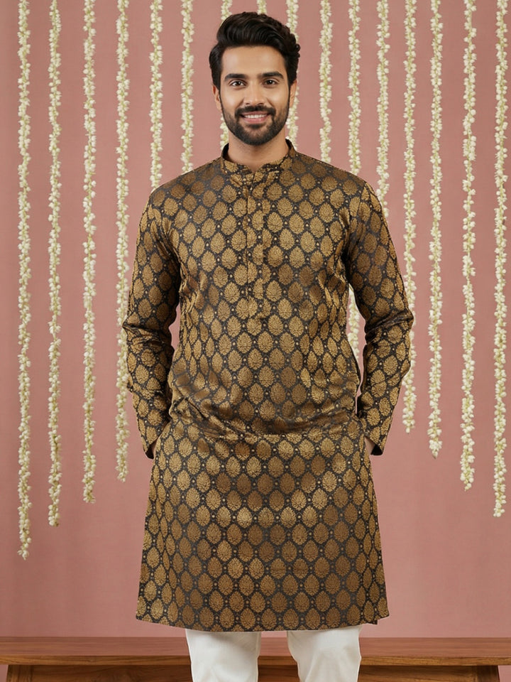 Jacquard Kurta For Men